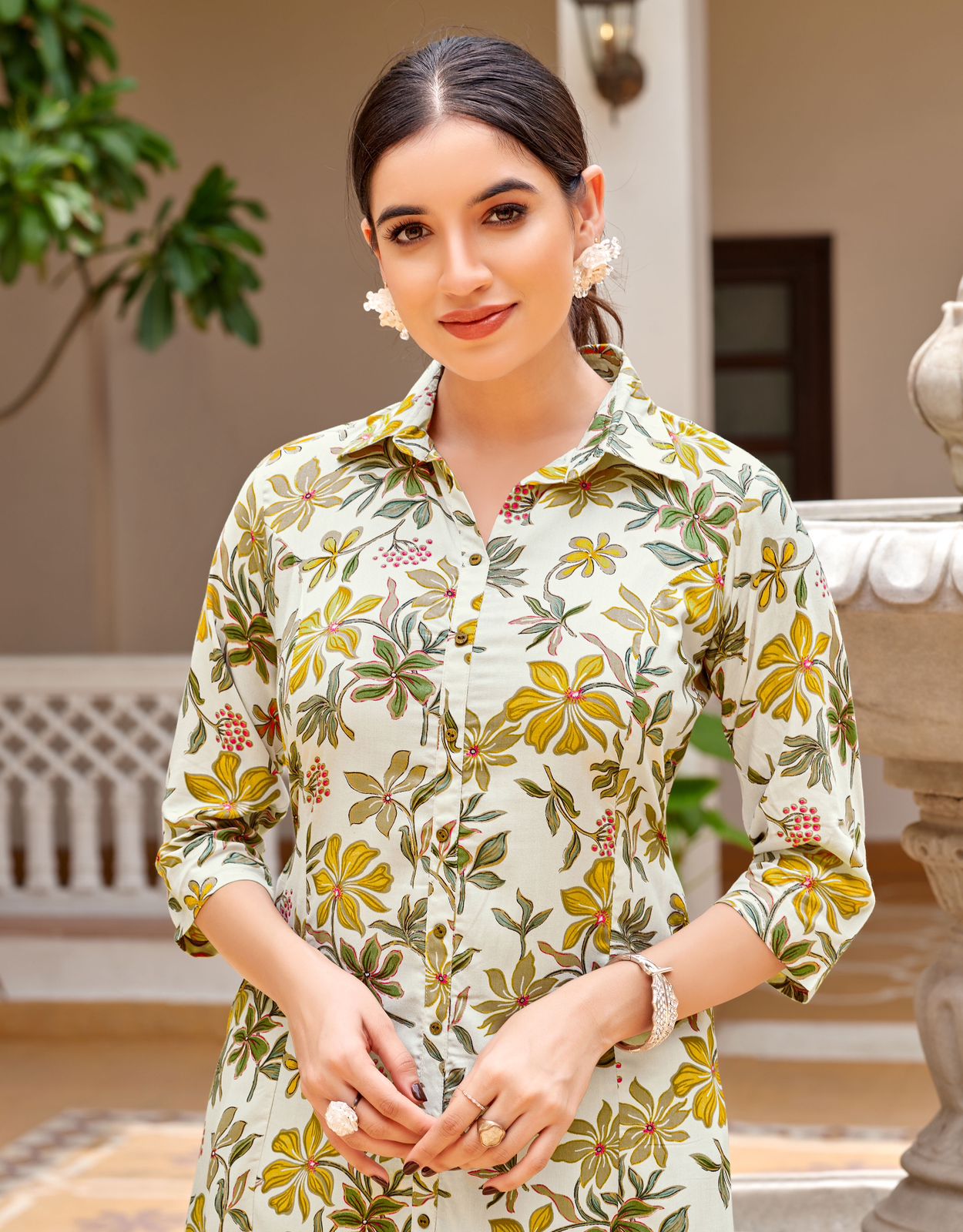  Shifra By Zoori Rayon Print Cord Set Kurti With Bottom Wholesale Market In Surat